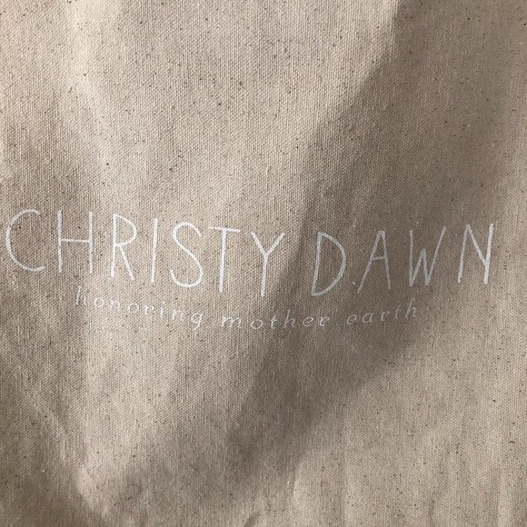 Christy Dawn Canvas and Burlap Tote Bag - Picture 2 of 3